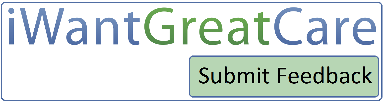 I want great care feedback button